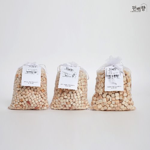 편백향 프리미엄 편백큐브칩 500g 베개충전재 놀이용 국내산 편백나무칩
